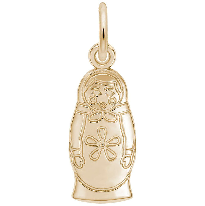 Rembrandt Charms - Matryoshka Doll Accent Charm - 8429 Rembrandt Charms Charm Birmingham Jewelry 