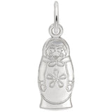 Rembrandt Charms - Matryoshka Doll Accent Charm - 8429 Rembrandt Charms Charm Birmingham Jewelry 