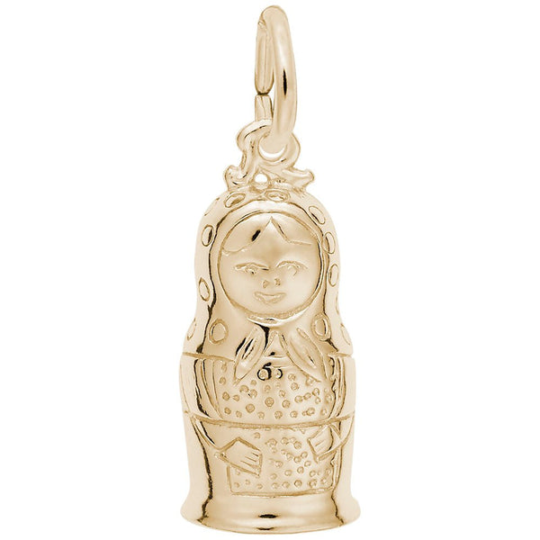 Rembrandt Charms - Matryoshka Doll Charm - 2328 Rembrandt Charms Charm Birmingham Jewelry 