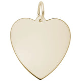 Rembrandt Charms - Medium Classic Heart Charm - 4769 Rembrandt Charms Charm Birmingham Jewelry 