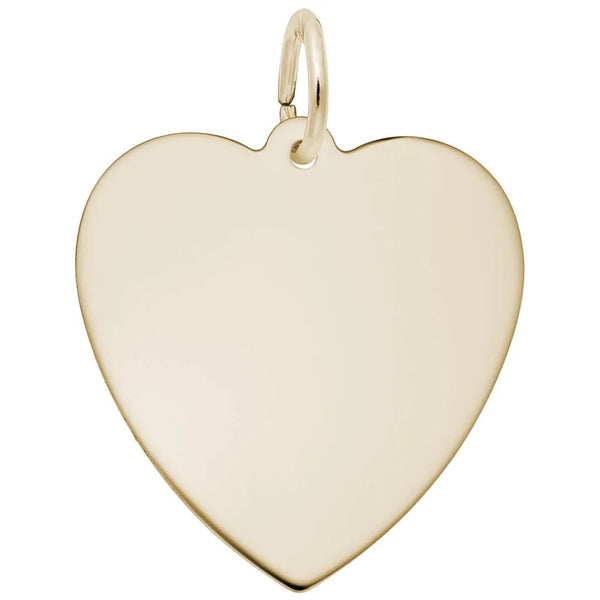 Rembrandt Charms - Medium Classic Heart Charm - 4769 Rembrandt Charms Charm Birmingham Jewelry 