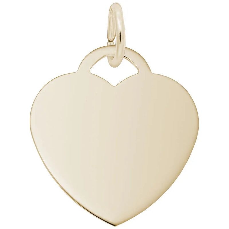Rembrandt Charms - Medium Heart – 35 Series Charm - 8421-035 Rembrandt Charms Charm Birmingham Jewelry 