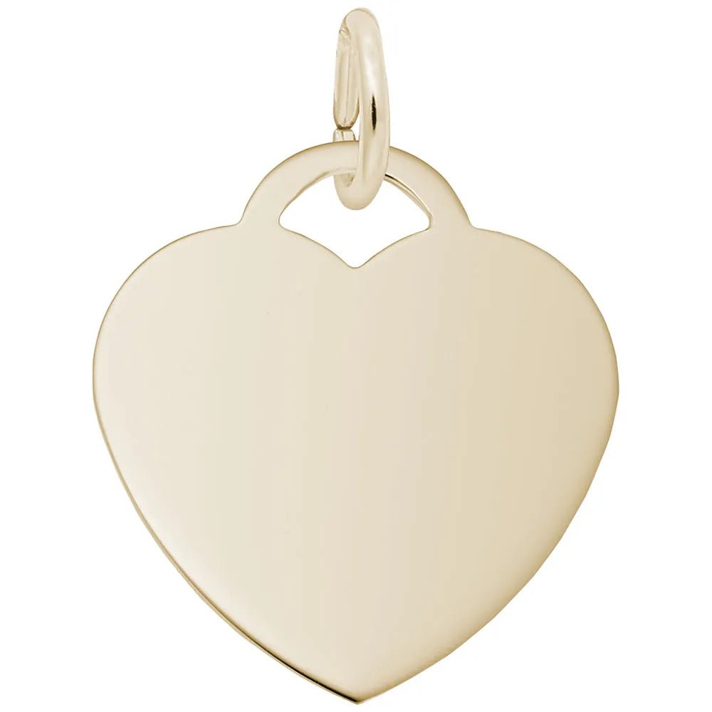 Rembrandt Charms - Medium Heart – 50 Series Charm - 8421-050 Rembrandt Charms Charm Birmingham Jewelry 
