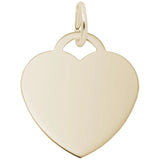 Rembrandt Charms - Medium Heart – 50 Series Charm - 8421-050 Rembrandt Charms Charm Birmingham Jewelry 