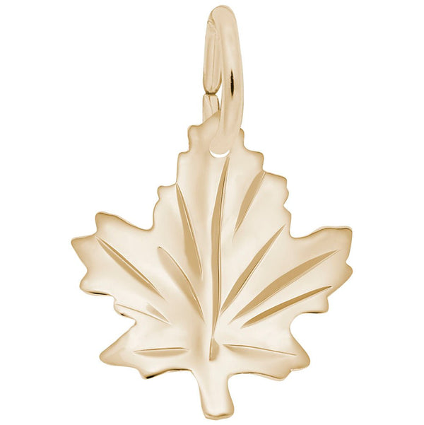 Rembrandt Charms - Medium Maple Leaf Charm – 3399 Rembrandt Charms Charm Birmingham Jewelry 