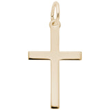 Rembrandt Charms - Medium Plain Cross Charm - 4903 Rembrandt Charms Charm Birmingham Jewelry 