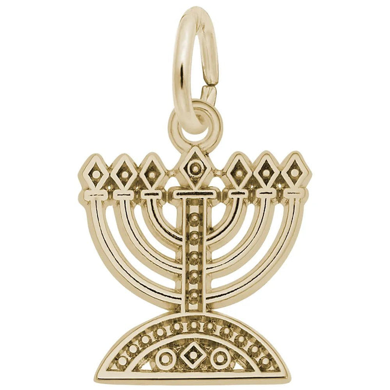 Rembrandt Charms - Menorah Charm - 334 Rembrandt Charms Charm Birmingham Jewelry 