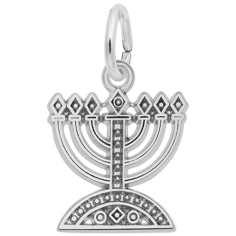 Rembrandt Charms - Menorah Charm - 334 Rembrandt Charms Charm Birmingham Jewelry 