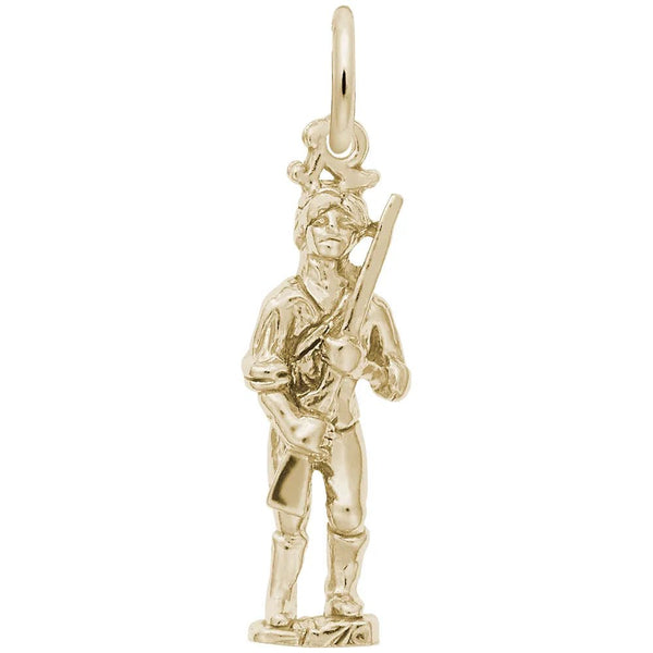 Rembrandt Charms - Minute Man Charm - 2953 Rembrandt Charms Charm Birmingham Jewelry 