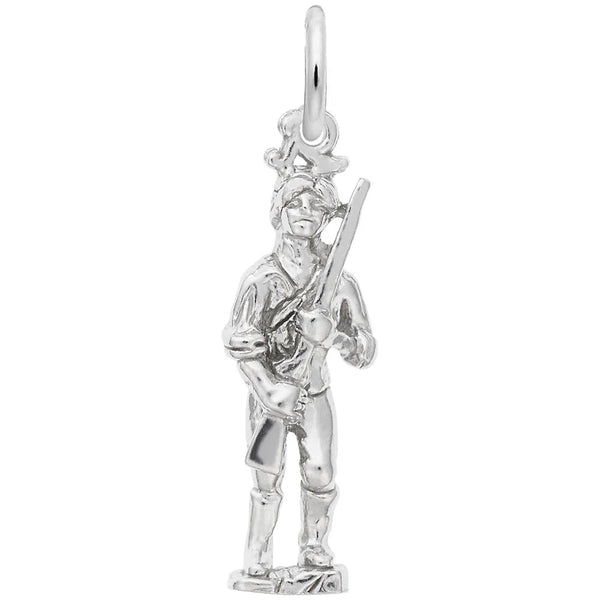 Rembrandt Charms - Minute Man Charm - 2953 Rembrandt Charms Charm Birmingham Jewelry 