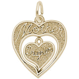 Rembrandt Charms - Mother Daughter Hearts Charm - 3567 Rembrandt Charms Charm Birmingham Jewelry 