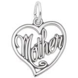 Rembrandt Charms - Mother Open Heart Charm - 3500 Rembrandt Charms Charm Birmingham Jewelry 
