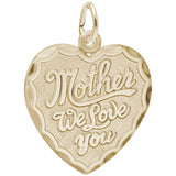 Rembrandt Charms - Mother We Love You Heart Charm - 2851 Rembrandt Charms Charm Birmingham Jewelry 