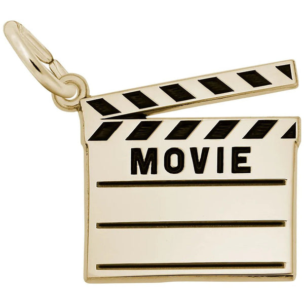 Rembrandt Charms - Movie Clap Board Charm - 2489 Rembrandt Charms Charm Birmingham Jewelry 