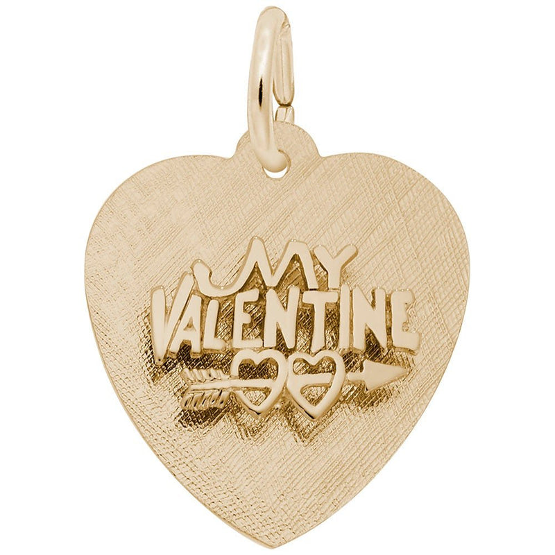 Rembrandt Charms - My Valentine Heart Charm - 3269 Rembrandt Charms Charm Birmingham Jewelry 