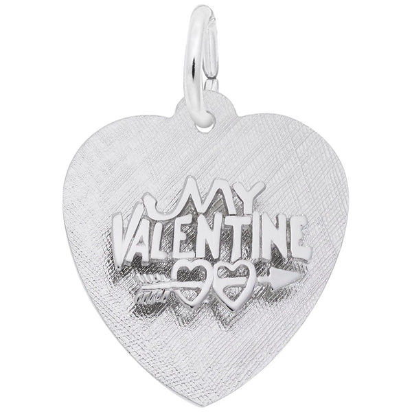 Rembrandt Charms - My Valentine Heart Charm - 3269 Rembrandt Charms Charm Birmingham Jewelry 