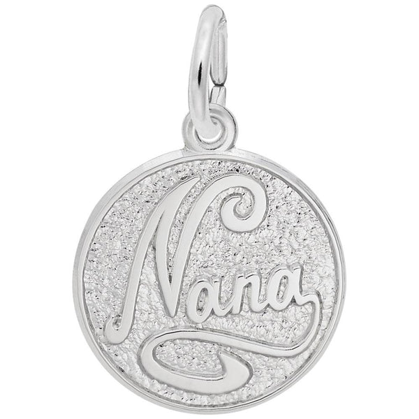 Rembrandt Charms - Nana Disc Charm - 2428 Rembrandt Charms Charm Birmingham Jewelry 