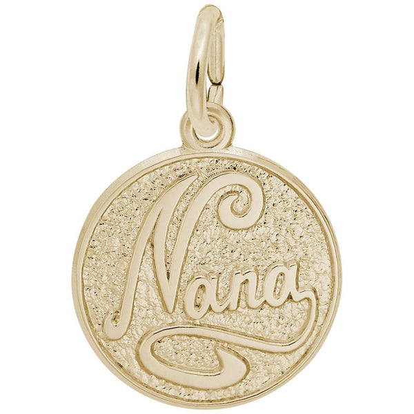 Rembrandt Charms - Nana Disc Charm - 2428 Rembrandt Charms Charm Birmingham Jewelry 