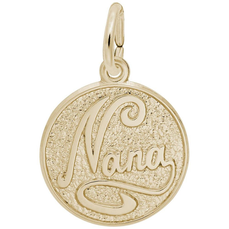 Rembrandt Charms - Nana Disc Charm - 2428 Rembrandt Charms Charm Birmingham Jewelry 