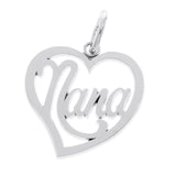 Rembrandt Charms - Nana Heart Charm - 1910 Rembrandt Charms Charm Birmingham Jewelry 