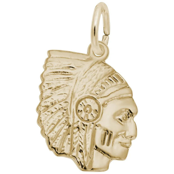 Rembrandt Charms - Native American Charm - 493 Rembrandt Charms Charm Birmingham Jewelry 