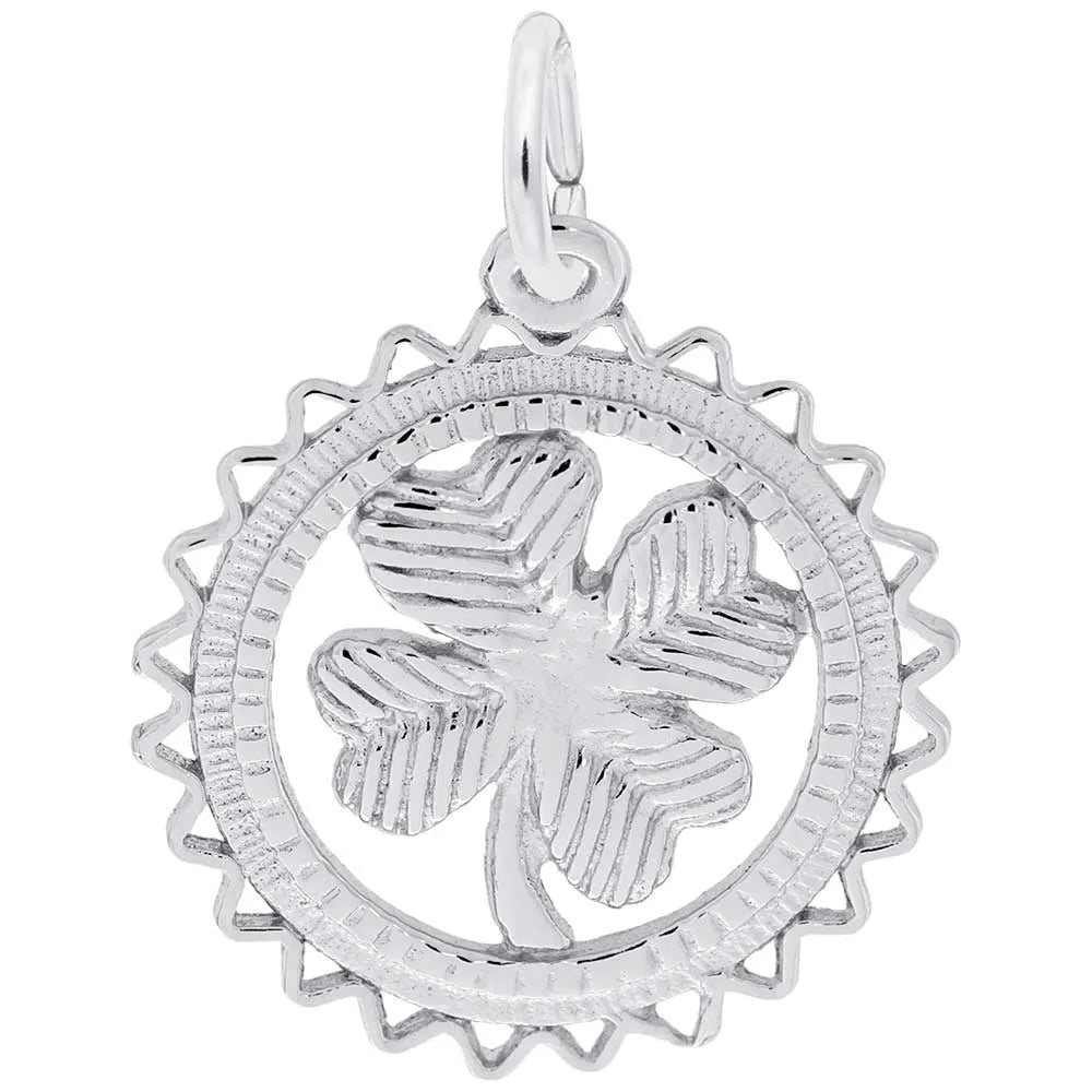 Rembrandt Charms - New Clover Charm - 0394 Rembrandt Charms Charm Birmingham Jewelry 