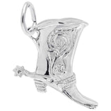 Rembrandt Charms - New Cowboy Boot Charm - 1760 Rembrandt Charms Charm Birmingham Jewelry 