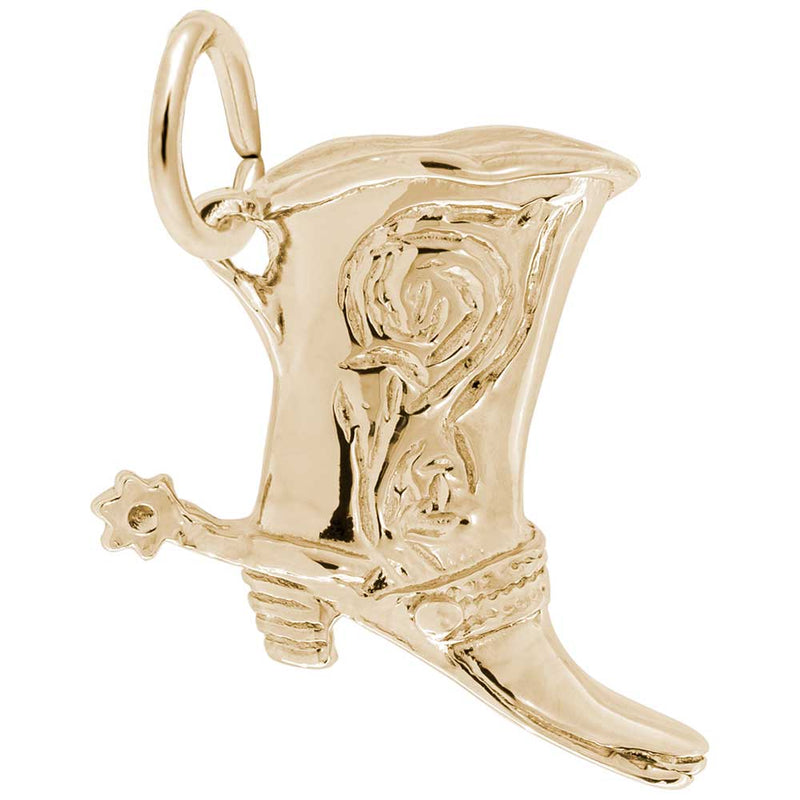 Rembrandt Charms - New Cowboy Boot Charm - 1760 Rembrandt Charms Charm Birmingham Jewelry 