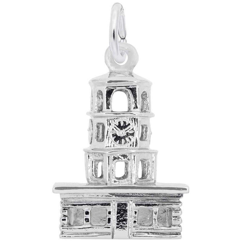 Rembrandt Charms - New Halifax Town Clock Charm - 1608 Rembrandt Charms Charm Birmingham Jewelry 