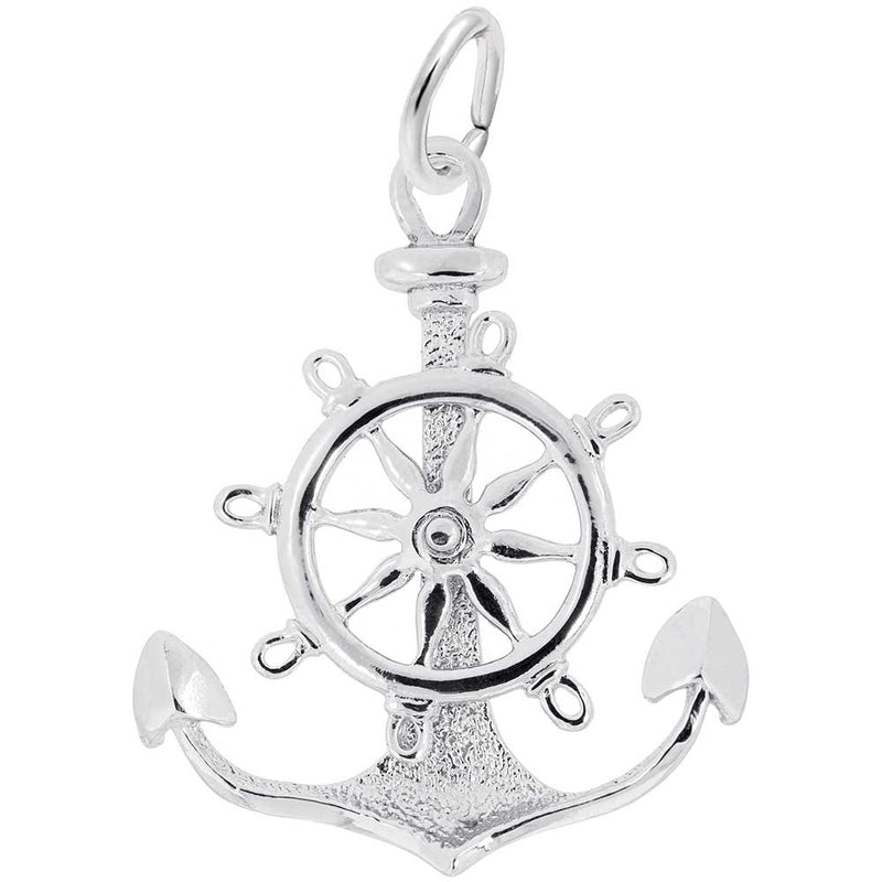 Rembrandt Charms - New Large Anchor Wheel Charm - 1727 Rembrandt Charms Charm Birmingham Jewelry 