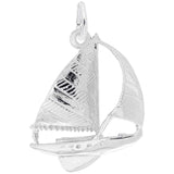 Rembrandt Charms - New Large Sailboat Charm - 1208 Rembrandt Charms Charm Birmingham Jewelry 