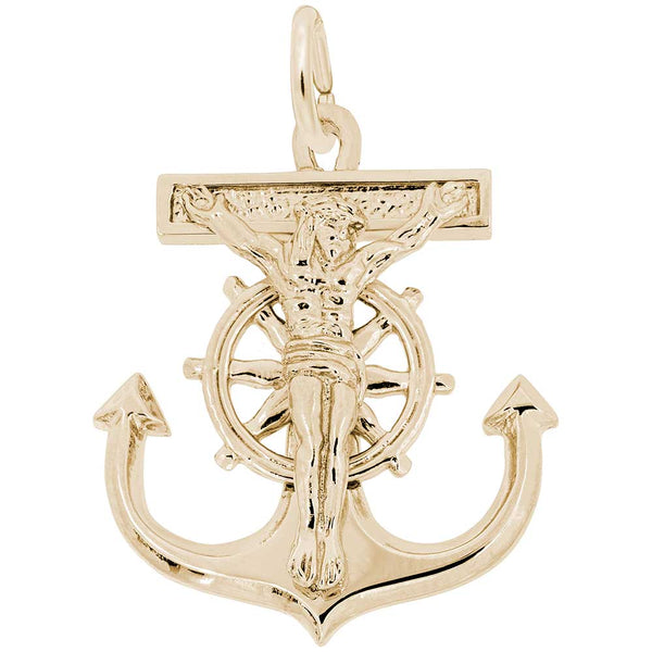 Rembrandt Charms - New Mariners Cross Charm - 3375 Rembrandt Charms Charm Birmingham Jewelry 