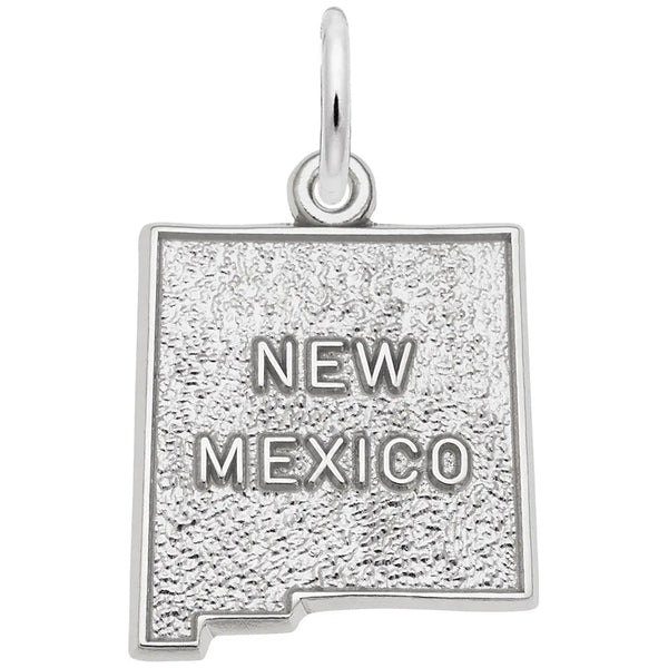 Rembrandt Charms - New Mexico Map Charm - 3608 Rembrandt Charms Charm Birmingham Jewelry 