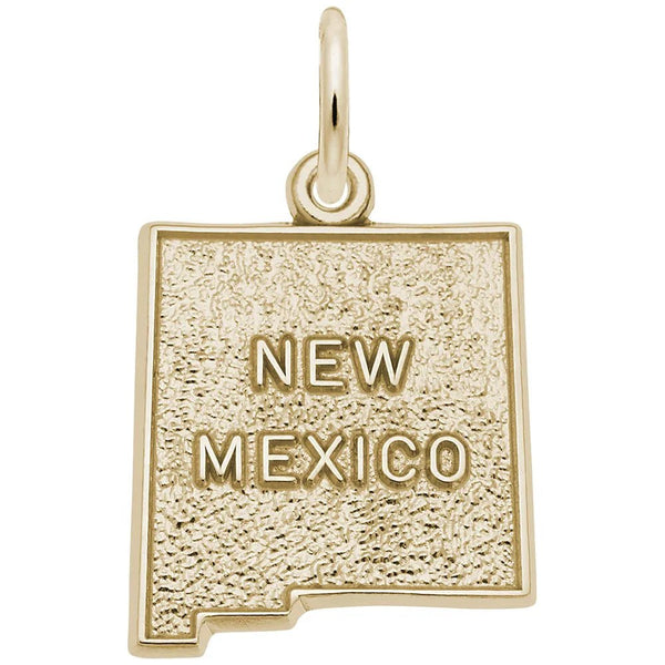 Rembrandt Charms - New Mexico Map Charm - 3608 Rembrandt Charms Charm Birmingham Jewelry 