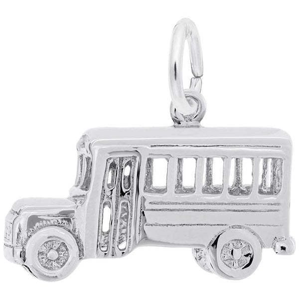 Rembrandt Charms - New Mini School Bus Charm - 4170 Rembrandt Charms Charm Birmingham Jewelry 