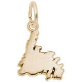 Rembrandt Charms - New Newfoundland Map Charm - 1919 Rembrandt Charms Charm Birmingham Jewelry 