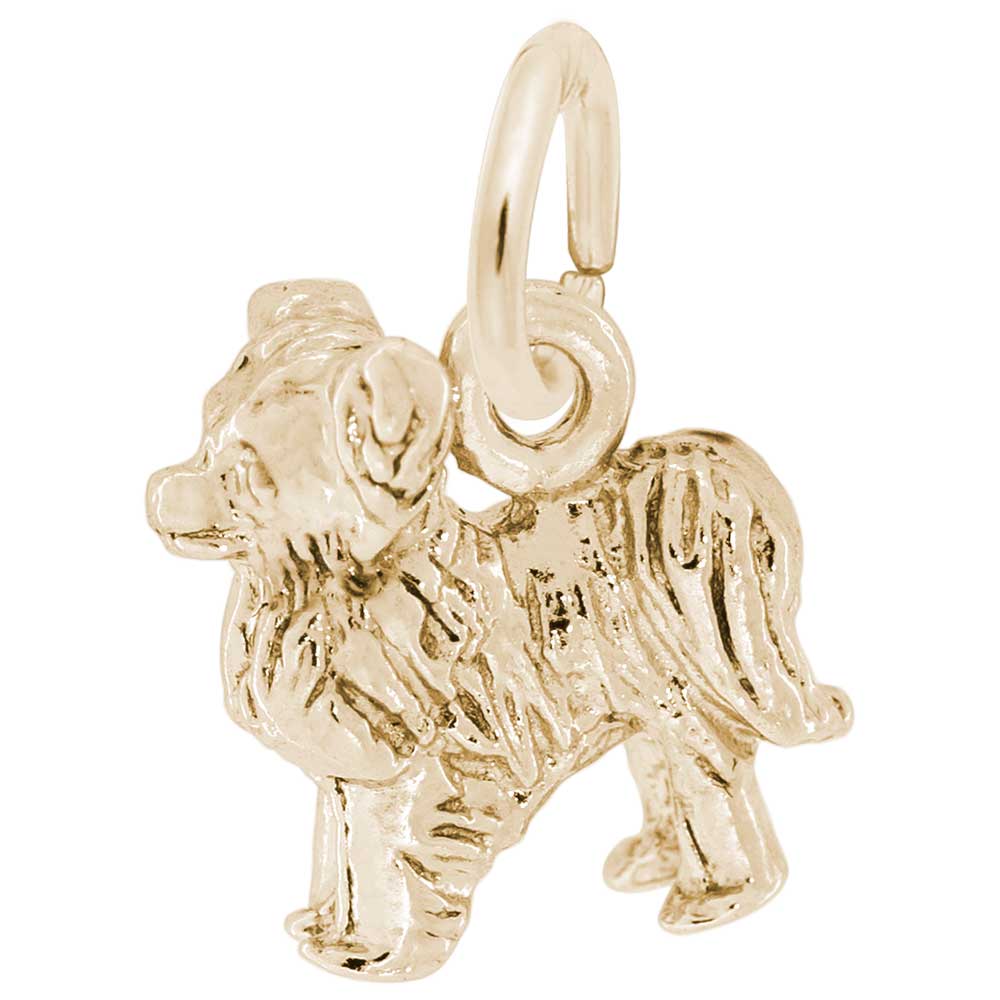 Gold on sale dog charms