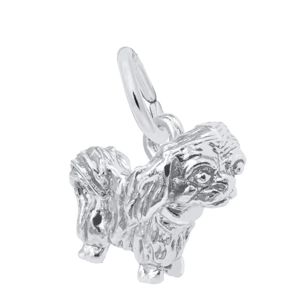 Rembrandt Charms - New Pekingese Dog Charm - 0307 Rembrandt Charms Charm Birmingham Jewelry 