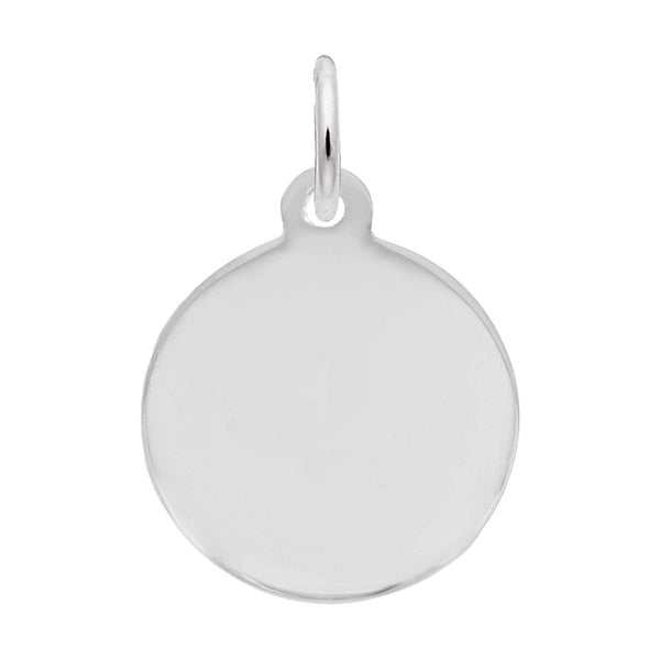 Rembrandt Charms - New Petite Disc Plain Charm - 1896 Rembrandt Charms Charm Birmingham Jewelry 