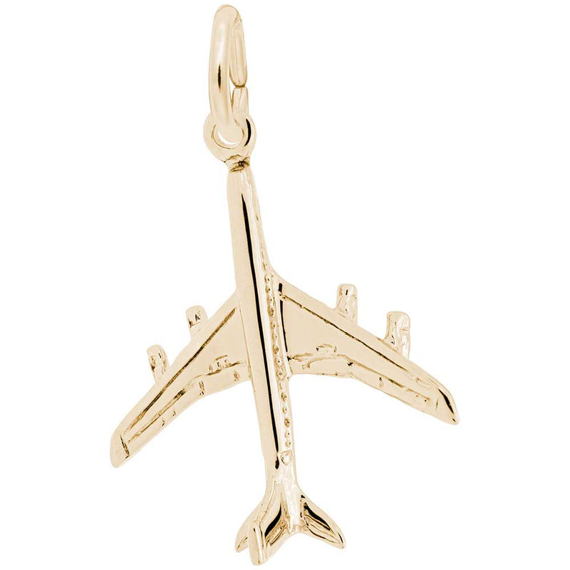 Rembrandt Charms - New Plane Charm - 0296 Rembrandt Charms Charm Birmingham Jewelry 