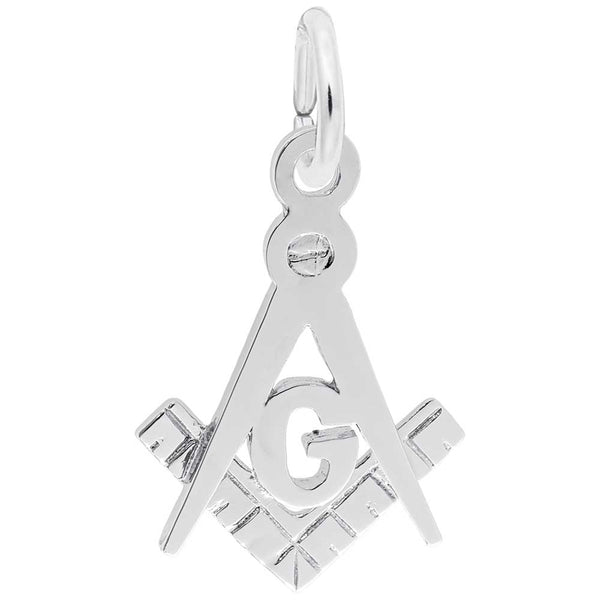 Rembrandt Charms - New Square and Compass Charm - 2949 Rembrandt Charms Charm Birmingham Jewelry 