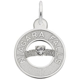 Rembrandt Charms - Niagara Falls Wedding Ring Charm - 8815 Rembrandt Charms Charm Birmingham Jewelry 