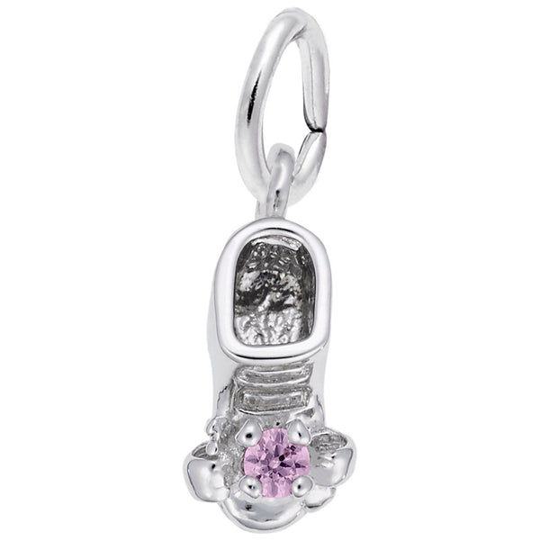 Rembrandt Charms - October Baby Bootie Charm - 0473-010 Rembrandt Charms Charm Birmingham Jewelry 