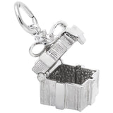 Rembrandt Charms - Opening Gift Box Charm - 8261 Rembrandt Charms Charm Birmingham Jewelry 