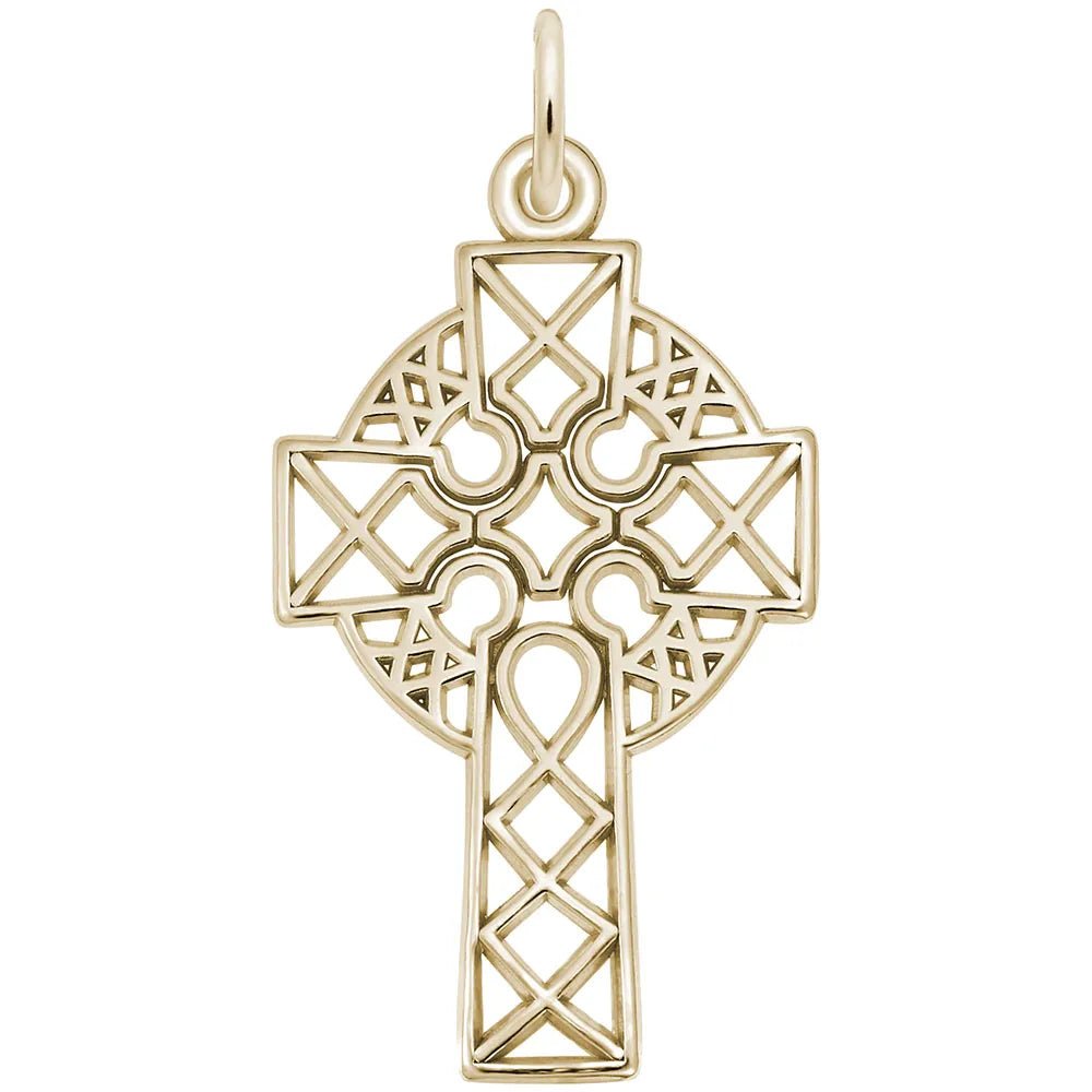 Rembrandt Charms - Ornate Celtic Cross Charm - 2364 Rembrandt Charms Charm Birmingham Jewelry 