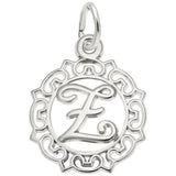 Rembrandt Charms - Rembrandt Charms - Ornate Script Initial Z Charm - 0817-026 - Birmingham Jewelry