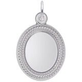 Rembrandt Charms - Oval Rope Photoart Charm - 8629 Rembrandt Charms Charm Birmingham Jewelry 