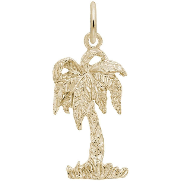 Rembrandt Charms - Palm Tree Charm - 1393 Rembrandt Charms Charm Birmingham Jewelry 