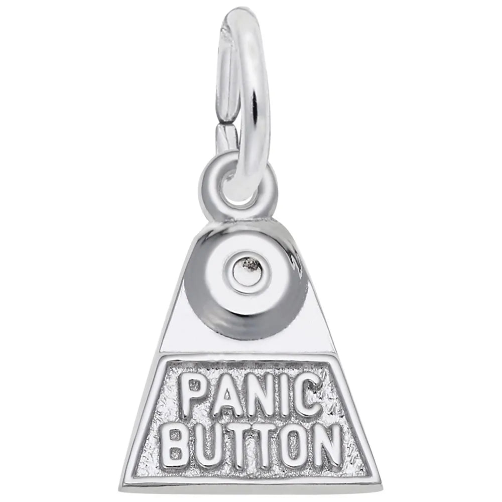 Rembrandt Charms - Panic Button Charm - 0989 Rembrandt Charms Charm Birmingham Jewelry 