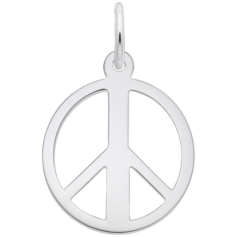 Rembrandt Charms - Peace Symbol Charm - 2148 Rembrandt Charms Charm Birmingham Jewelry 